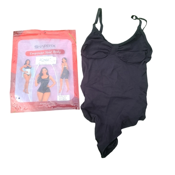 SHAPERX Bodysuit for Women Tummy Control Shapewear Seamless Sculpt Body Shaper - Picture 3 of 3